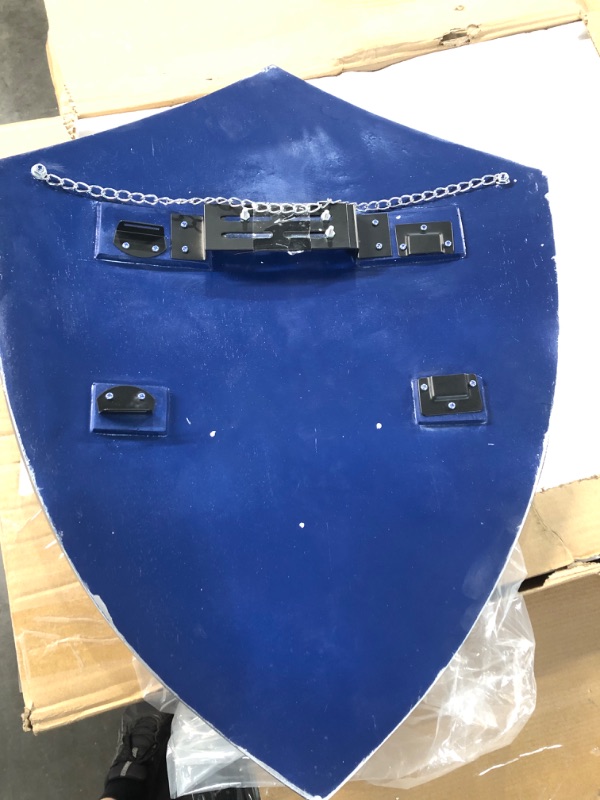 Photo 3 of *USED* IM-SMELTER 24" Inch Blue Hylian Shield, Brave Link Shield, PVC Material, for Decoration, Cosplay, Collection, Display