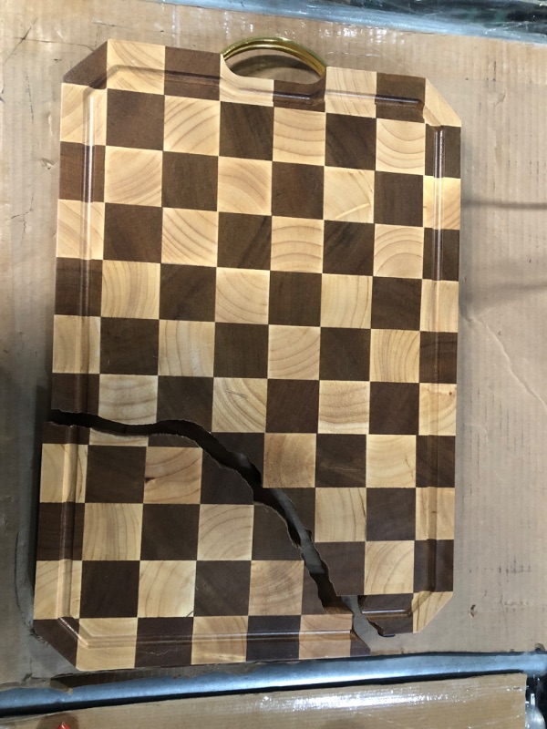 Photo 5 of [Broken] azamine End Grain Cutting Board, Large Walnut (20x14x2 inches)