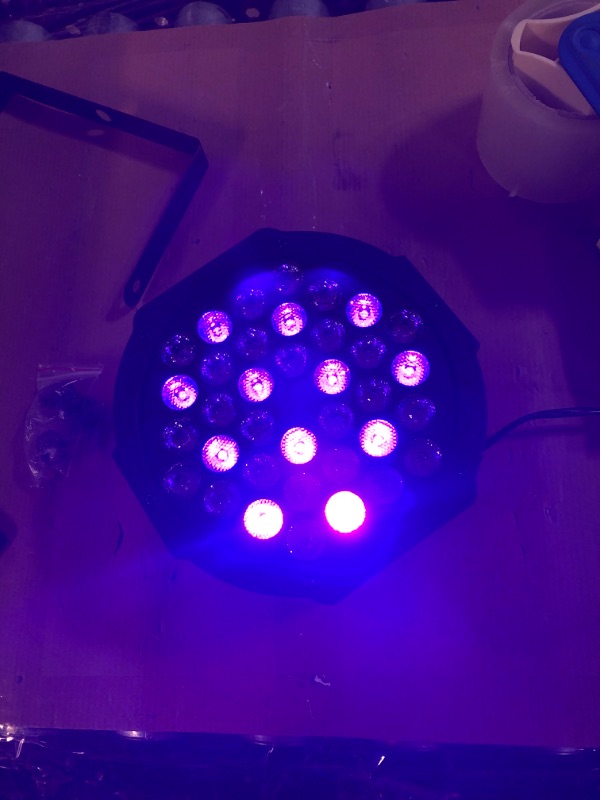 Photo 3 of 36 LED Stage Lights RGB DJ LED Par Light Remote 2 Pack