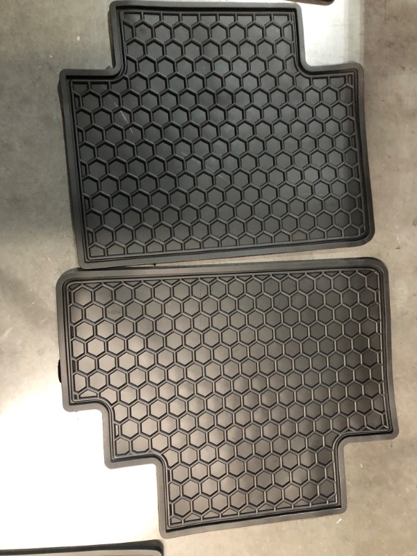 Photo 1 of Megiteller Car Floor Mats Custom Odorless Washable Heavy Duty Rubber BLACK