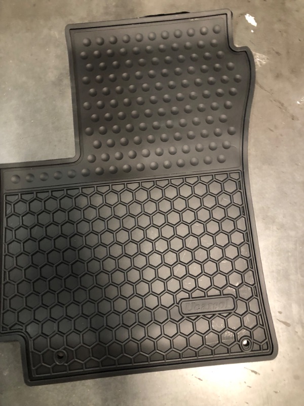 Photo 1 of Megiteller Car Floor Mats Custom Odorless Washable Heavy Duty Rubber BLACK