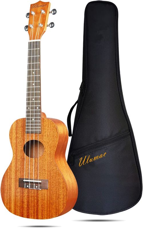 Photo 1 of **DAMAGED**
Ulumac Ukulele Soprano 21 Inch Professional Mahogany Solid Top Ukulele  