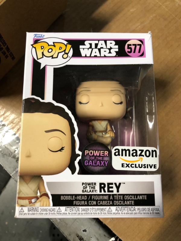 Photo 2 of Funko Pop! Star Wars: Power of The Galaxy - Rey, Amazon Exclusive NEW