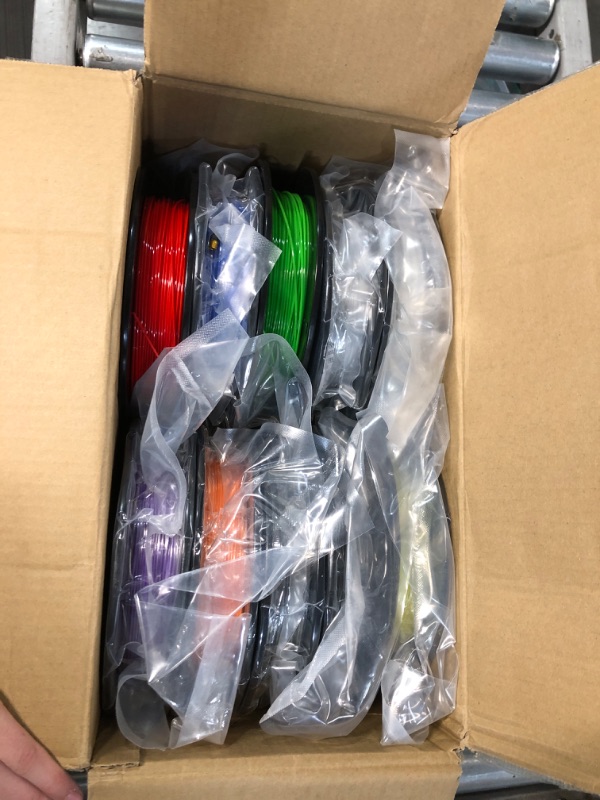 Photo 2 of **NEW** (8/10 are sealed)PETG 3D Printer Filament 1.75mm 10 Packs 0.5kg Bundle,(11 lbs) 10 Colors PETG