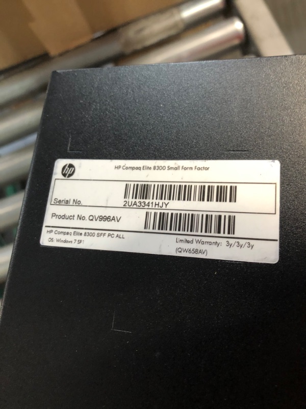 Photo 4 of UNABLE TO TEST***USED***HP 8300 Elite Small Form Factor Desktop Computer, Intel Core i5-3470 3.2GHz Quad-Core, 8GB RAM, 500GB SATA, Windows 10 Pro 64-Bit, USB 3.0, Display Port (Renewed)