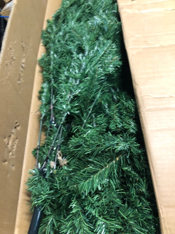 Photo 4 of  Premium Spruce Snow Flocked Artificial Holiday Christmas Tree for Home,   *** LIKE NEW 