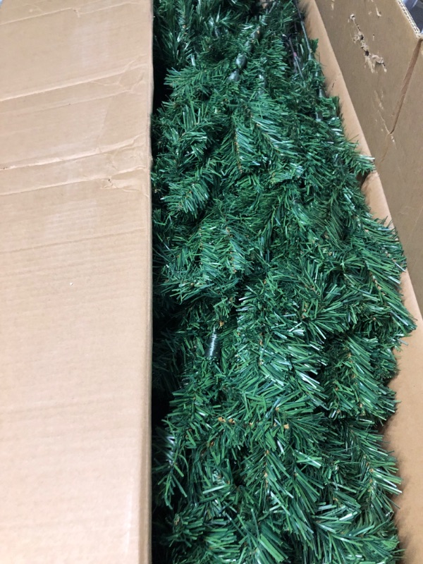 Photo 2 of  Premium Spruce Snow Flocked Artificial Holiday Christmas Tree for Home,   *** LIKE NEW 