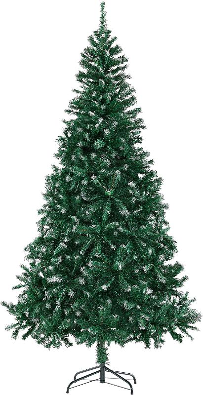 Photo 5 of  Premium Spruce Snow Flocked Artificial Holiday Christmas Tree for Home,   *** LIKE NEW 