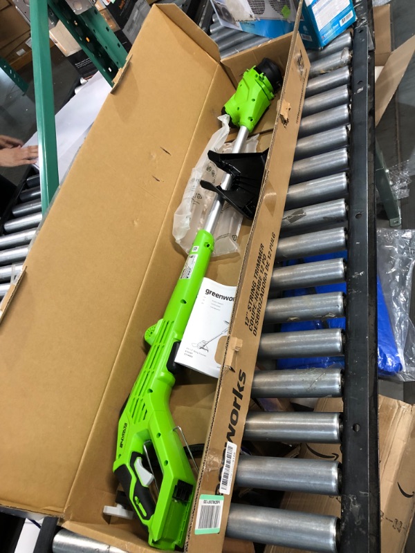 Photo 2 of ***NO BATTERY*** Greenworks 24V 12" Cordless TorqDrive String Trimmer, Tool Only