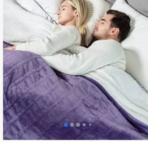 Photo 1 of WOOMER Electric Heated Throw Blanket