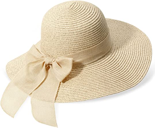 Photo 1 of Beach Straw Sun Hat: Large Foldable & Packable Floppy Hat with Wide Brim