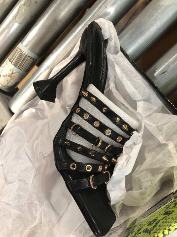 Photo 1 of Cape Robbin Bonita Studded Square Open Toe High Heels Size 7