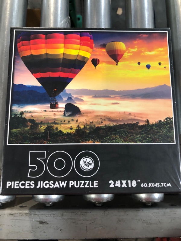 Photo 2 of Hot Air Balloons 500 Piece Jigsaw Puzzle 24" X 18"