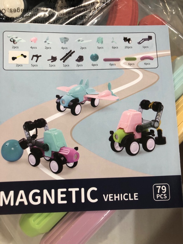 Photo 3 of  Magnetic Sticks Building Block Vehicle