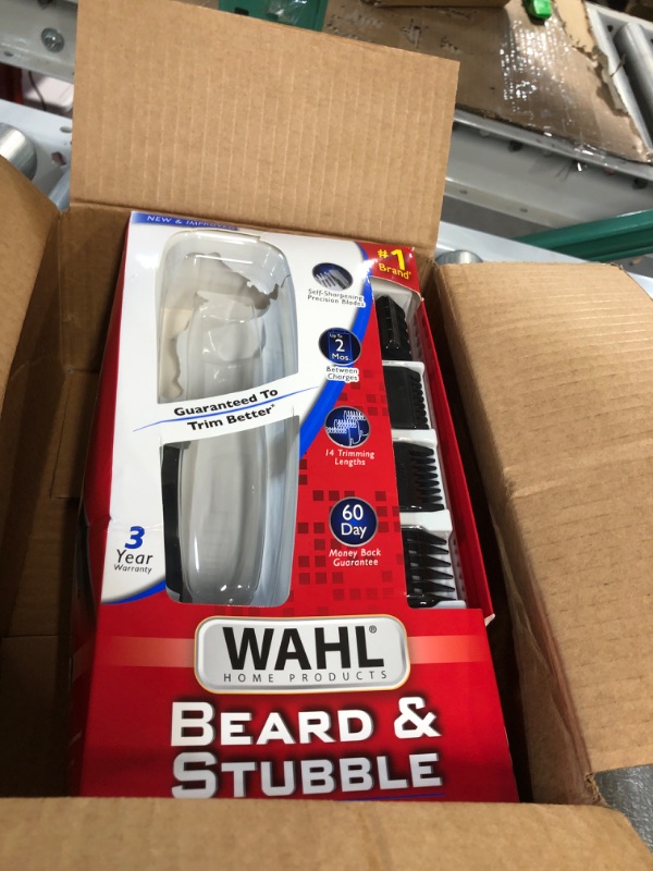 Photo 2 of Wahl Beard and Mustache Trimmer, Cordless Rechargeable Facial Hair Trimmer - Model 9916-4301V