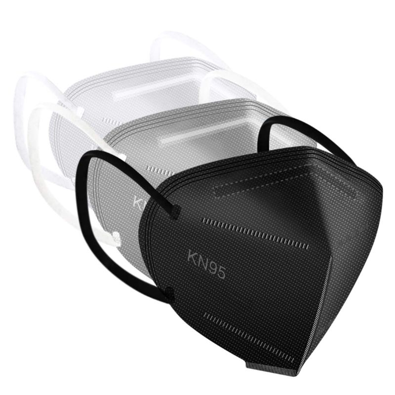 Photo 1 of (2x) ApePal 30PCS 5-Layer Disposable KN95 Face Masks Wide Elastic Ear Loops Masks