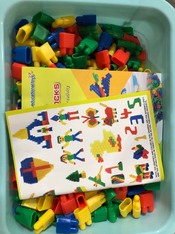 Photo 3 of eaclqins 1000 Piece Building Blocks Kids STEM Toy - (Bullet Blocks)