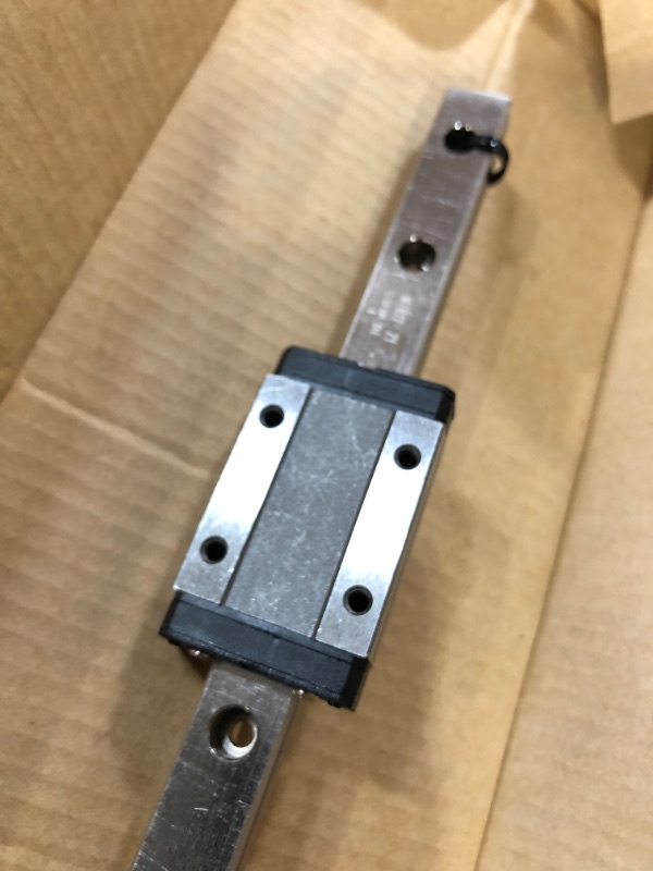 Photo 3 of **SEE NOTES** MTN12 Z1 Linear Rail Guide with Stainless Steel Black Carriage Blocks for 3D Printer