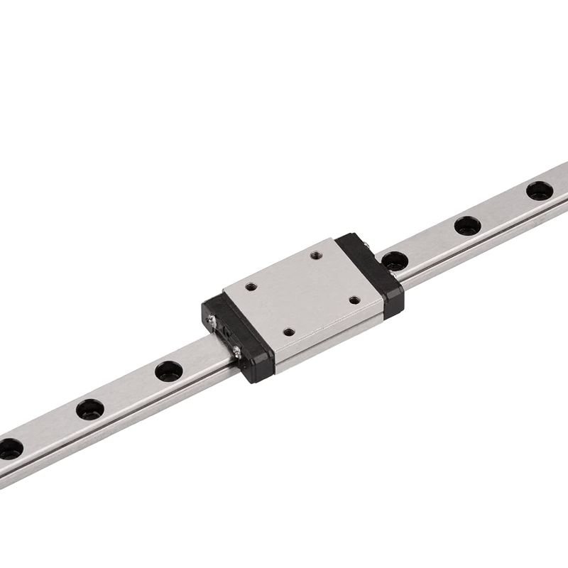 Photo 1 of **SEE NOTES** MTN12 Z1 Linear Rail Guide with Stainless Steel Black Carriage Blocks for 3D Printer