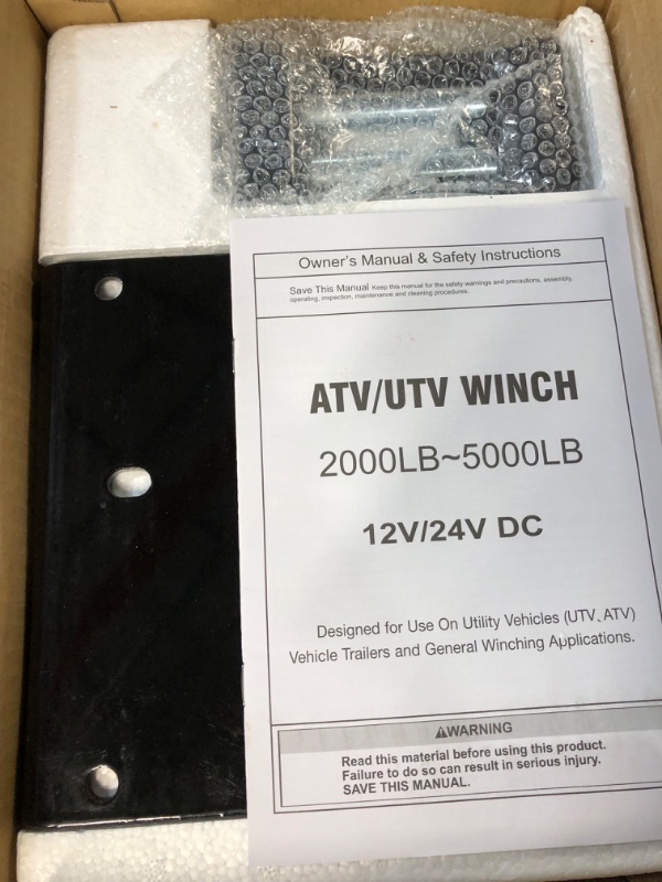 Photo 1 of RUGCEL 2000-lb. ATV/UTV Electric Winch (2000winch)