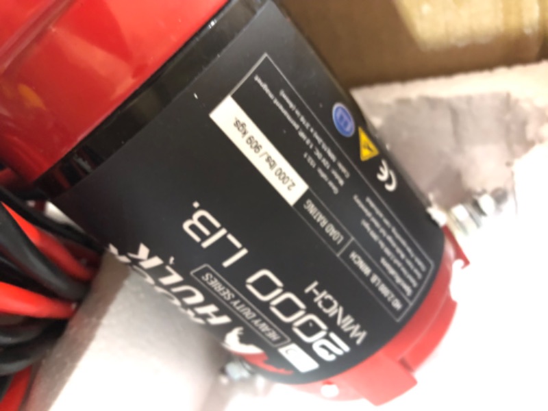 Photo 1 of RUGCEL 2000-lb. ATV/UTV Electric Winch (2000winch)