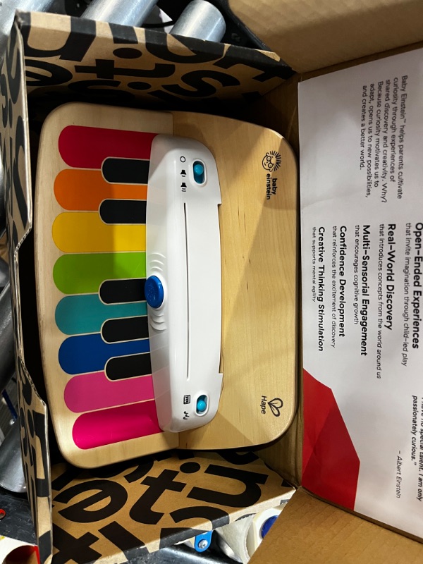 Photo 2 of Baby Einstein and Hape Magic Touch Piano Wooden Musical Toddler Toy, Age 6 Months and Up