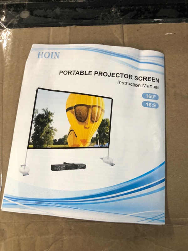 Photo 4 of Projector Screen with Stand 100 inch 16:9 HD 4K 