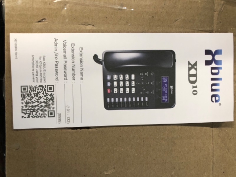 Photo 7 of XBLUE X16 Plus Small Business Phone System Bundle with (4) XD10 Digital Phones