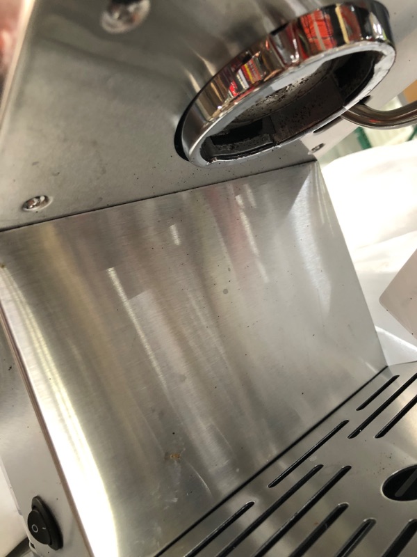 Photo 1 of **Used/Dirty* Espresso Machine 15 Bar with Adjustable Milk Frother Wand, 1.5L Removable Water Tank, Double Temperature Control System, 1100W, Black
