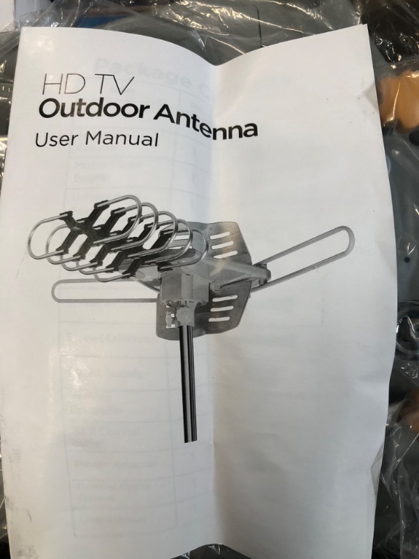 Photo 1 of HDTV Amplified HD Outdoor TV Antenna 150 Miles Range, Motorized 360 Degree Rotation, Wireless Remote Control