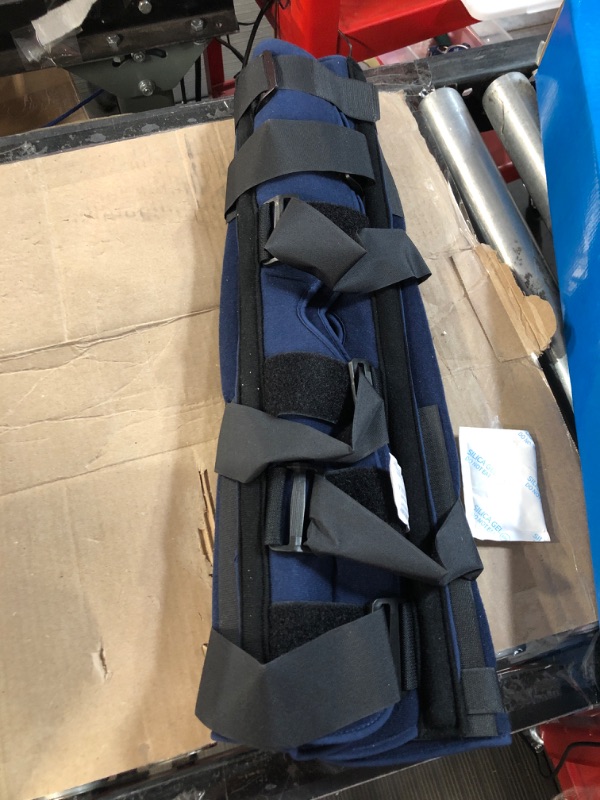 Photo 2 of -used- United Ortho 61024 3-Panel Knee Immobilizer, 24" 24" Navy