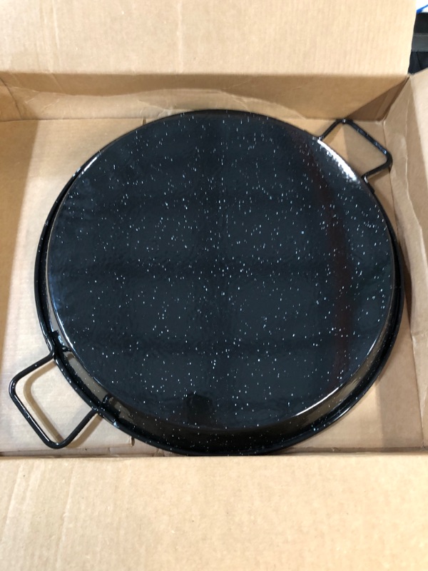 Photo 3 of *SEE NOTES* Garcima 26-Inch Enameled Steel Paella Pan, 65cm Large