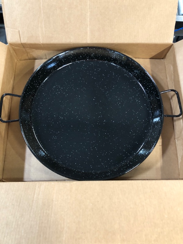 Photo 2 of *SEE NOTES* Garcima 26-Inch Enameled Steel Paella Pan, 65cm Large