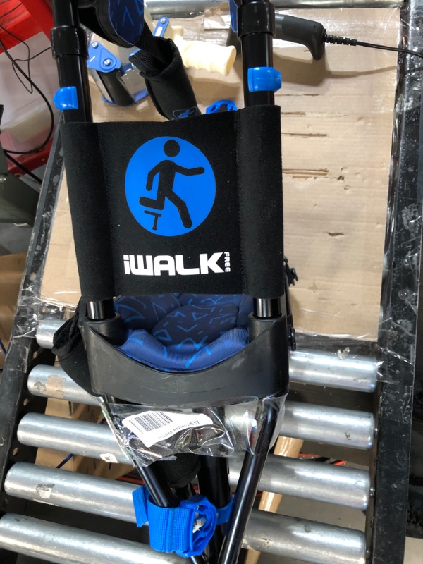 Photo 2 of iWALK3.0 Hands Free Crutch - Pain Free Knee Crutch - Alternative to Crutches Black and Blue