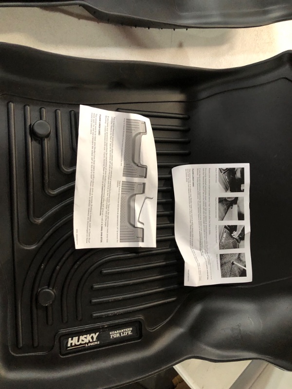 Photo 2 of Husky Liners Weatherbeater | Fits 2015 - 2019 Lincoln MKC, Front & 2nd Row Liners - Black, 3 pc. | 99301