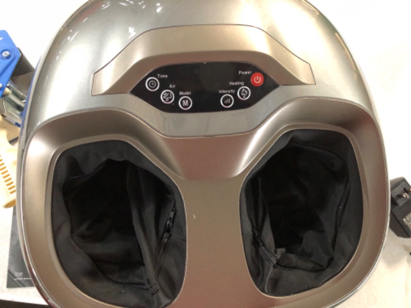 Photo 1 of JOYCOZY Foot Massager Machine with Heat, Gifts for Men and Women, Shiatsu Deep Kneading, Delivers Relief for Tired Muscles and Plantar Fasciitis, Fits Feet Up to Men Size 12