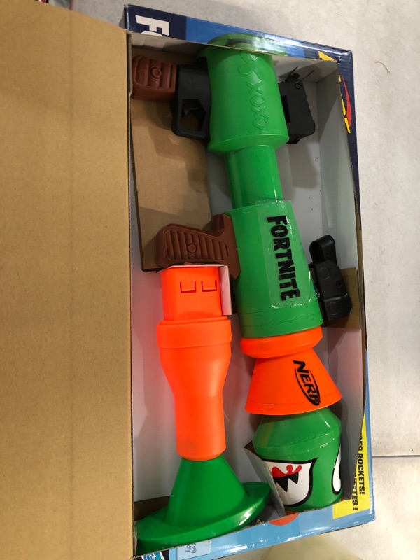 Photo 2 of *SEE NOTES Nerf Fortnite RL Blaster - Fires Foam Rockets - Includes 2 Official Nerf Fortnite Rockets