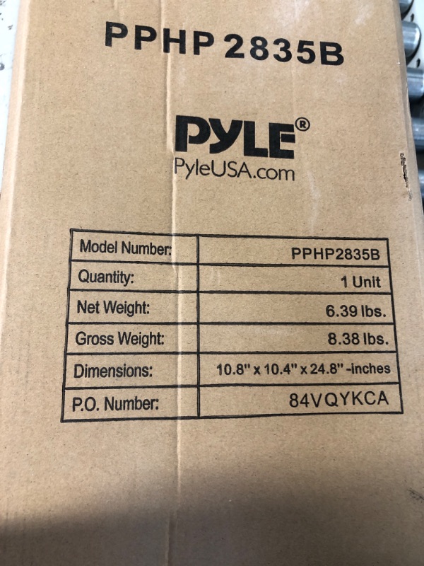 Photo 3 of Pyle Portable Bluetooth PA Speaker System