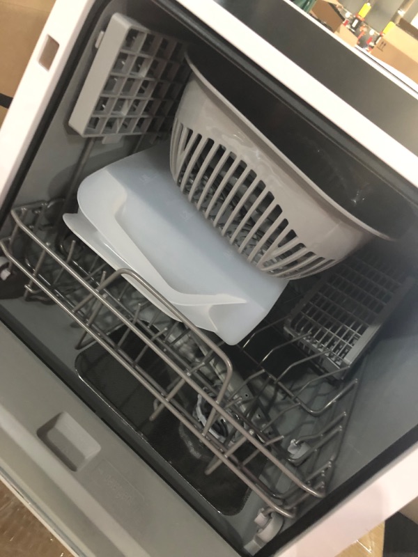 Photo 5 of **SEE NOTES**
COSTWAY Portable Countertop Dishwasher, Compact Dishwasher with 5 L Built-in Water Tank, 5 Washing Programs, White