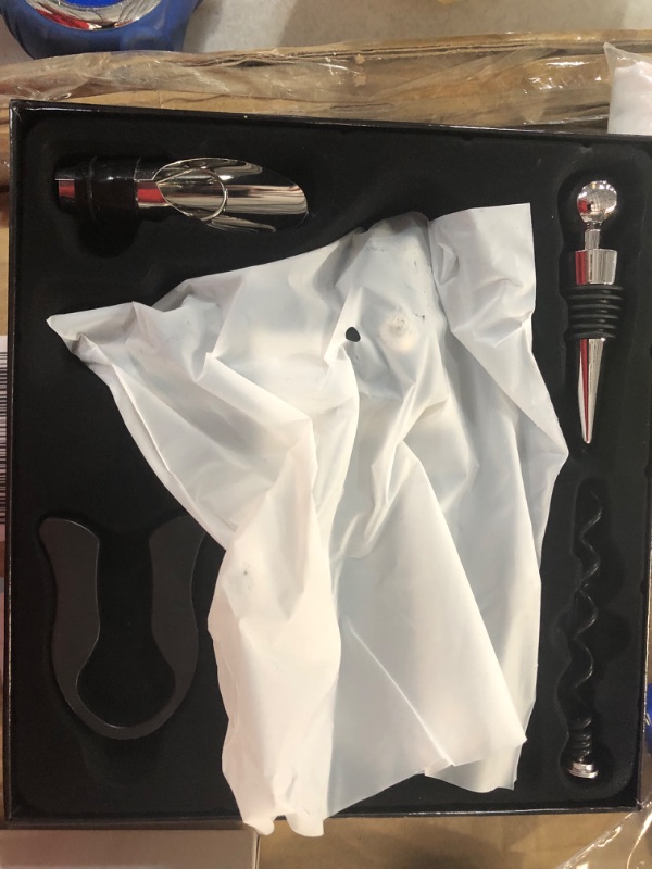 Photo 1 of **SEE NOTES**
Wine Bottle Opener Corkscrew Set-[2020 Upgraded] Holleringlan Wine Opener Kit with Foil Cutter,Wine Stopper and Extra Spiral