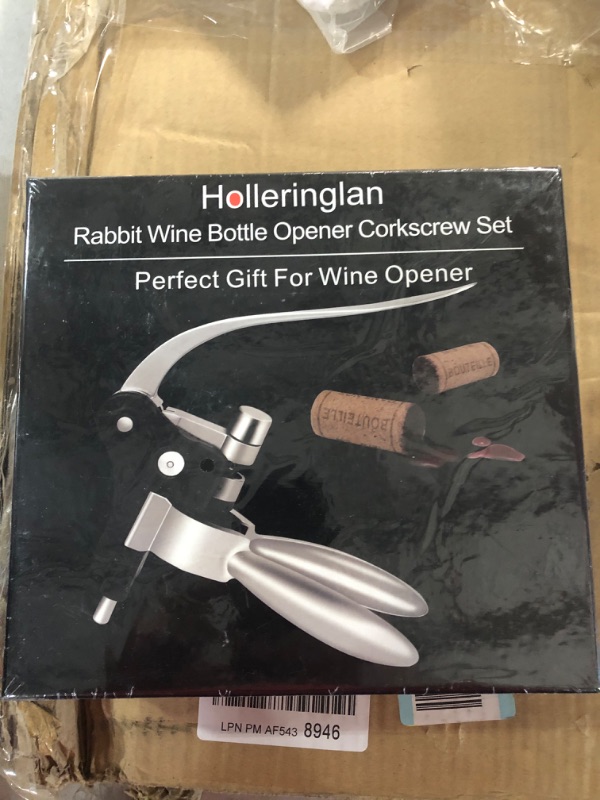 Photo 1 of **SEE NOTES**
Wine Bottle Opener Corkscrew Set-[2020 Upgraded] Holleringlan Wine Opener Kit with Foil Cutter,Wine Stopper and Extra Spiral