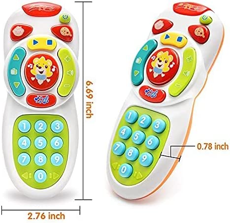 Photo 1 of Dahuniu Baby Remote Control Toy with Light and Sounds, for 6 Months+ Old Boys and Girls.