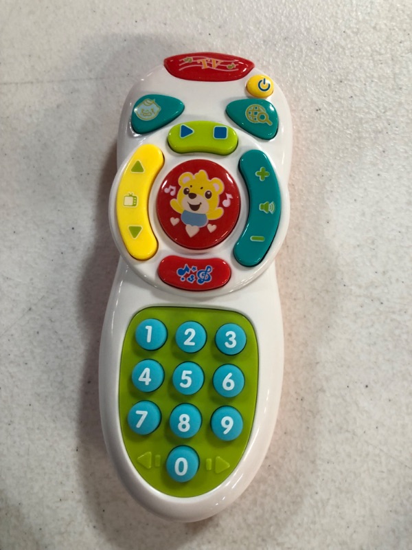 Photo 2 of Dahuniu Baby Remote Control Toy with Light and Sounds, for 6 Months+ Old Boys and Girls.