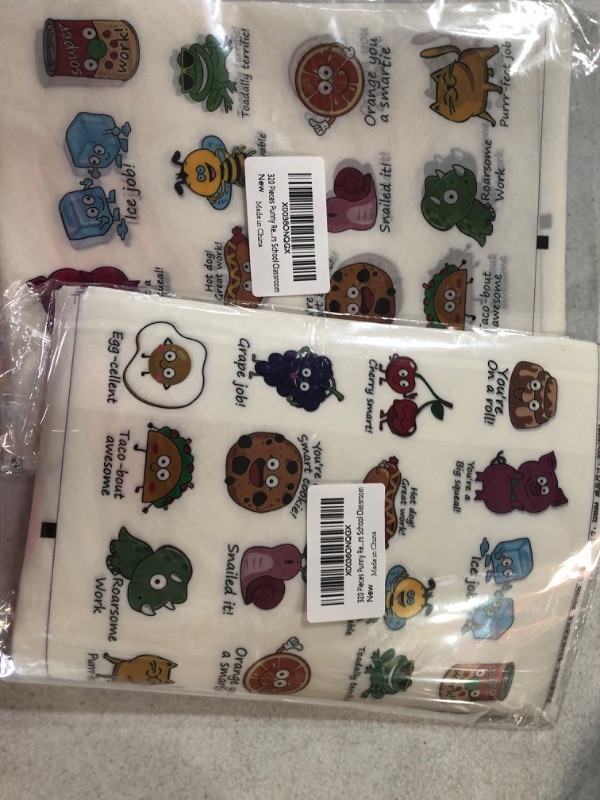 Photo 1 of **SEE NOTES**
Punny Rewards Stickers Punny Labels Motivational Stickers Inspiration Positive Accents Words Stickers (800 Pieces)