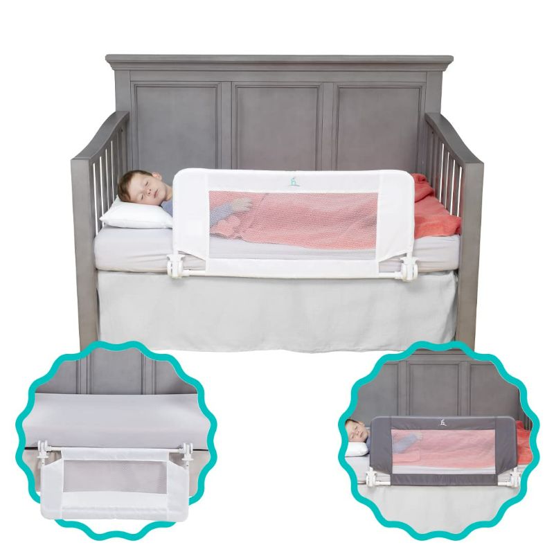 Photo 1 of *****LIKE NEW MISSING HARDWARE  hiccapop Convertible Crib Bed Rail for Toddlers |