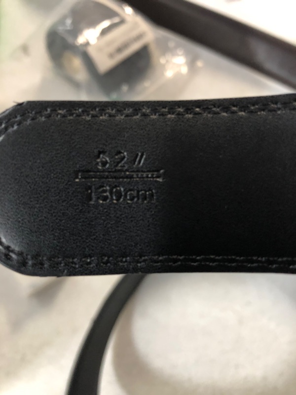 Photo 1 of VONMELLI Leather Ratchet Belt for Men Adjustable Dress Belts with Click Sliding Buckle in Gift Box, Trim to Fit   ***** SEE NOTES FOR SIZING 