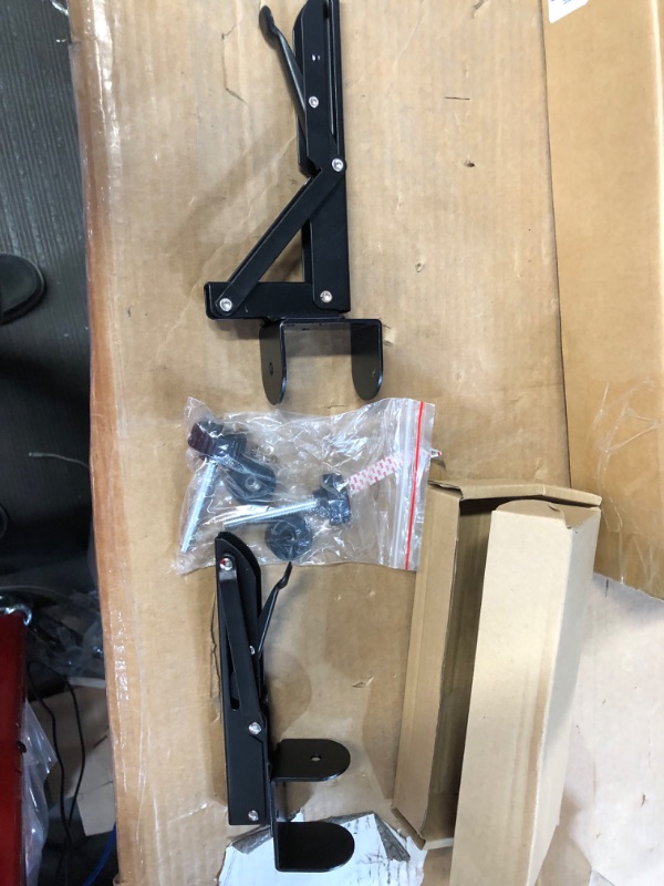 Photo 3 of  Black Paint Folding Shelf Brackets 