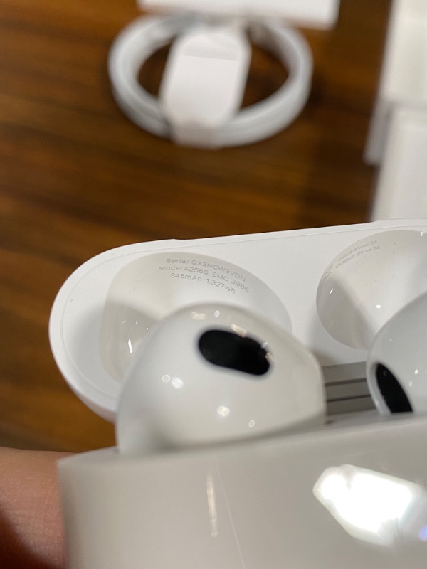 Photo 4 of Apple AirPods (3rd Generation) - FAIRLY NEW - TESTED FOR POWER**** 