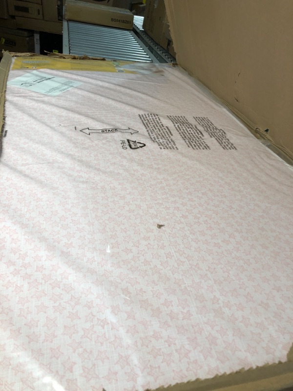 Photo 2 of **SEE PIC**Safety 1st Heavenly Dreams Stars A Plenty Baby Mattress - Pink