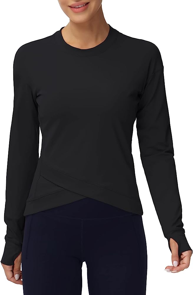 Photo 1 of Women's Long Sleeve Compression Shirts Workout Tops 